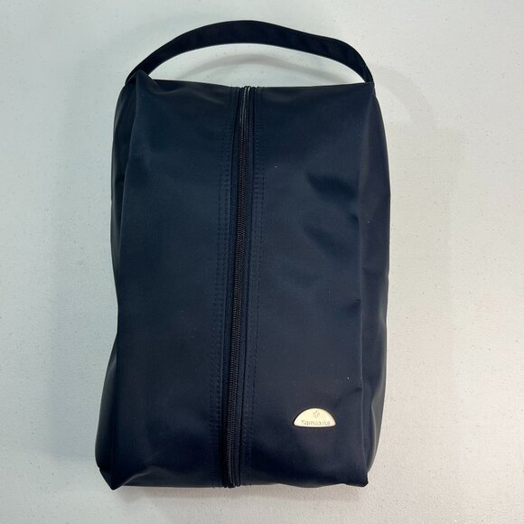 Samsonite Other - Samsonite Toiletry Bag Navy Travel Vacation Zipper Nylon Jetset Bathroom